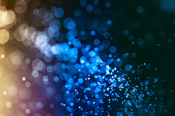 glitter vintage lights background. light gold and black. defocus