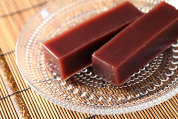 水羊羹　夏の菓子
