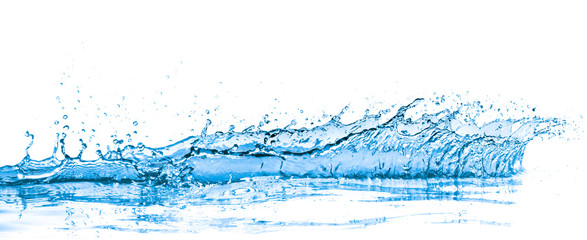 blue water splash