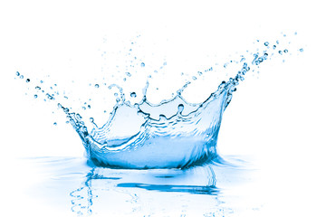 blue water splash