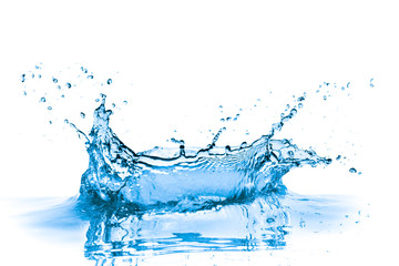 blue water splash