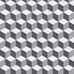 geometric seamless pattern of gray tones