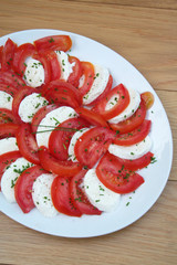 insalata Caprese_ mozzarella e pomodoro