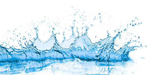 blue water splash