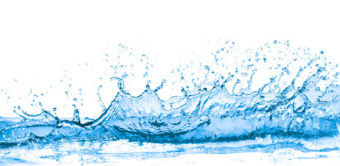 blue water splash