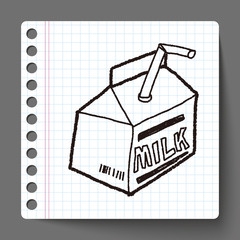 milk box doodle