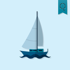 Summer and Beach Simple Flat Icon