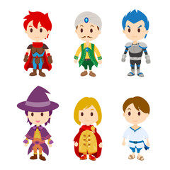 RPG　ロールプレイングゲーム　キャラクター