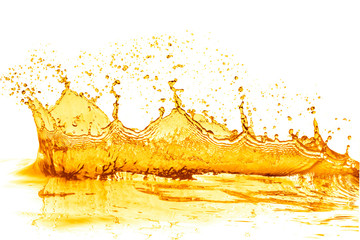 orange juice splash