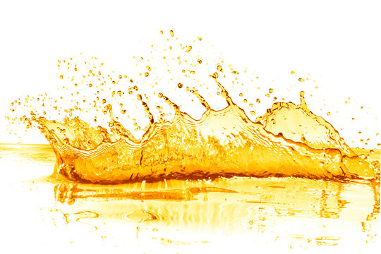 orange juice splash