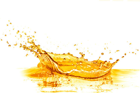 orange juice splash