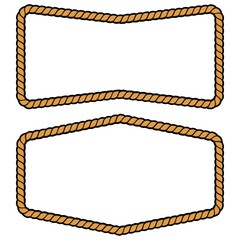 Fototapeta na wymiar Rope Frames