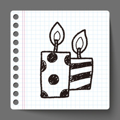 doodle candle