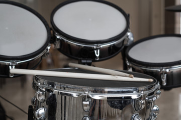 Obraz premium drumsticks closeup