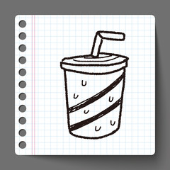 soda drink doodle drawing