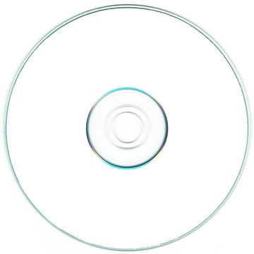 isolated CD or DVD silhouette