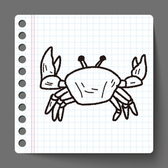 crab doodle
