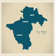 Modern Map - La Vega DO