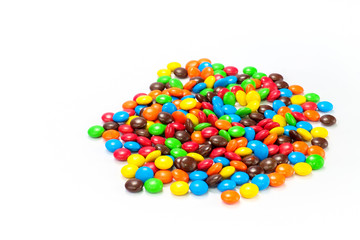 Fototapeta na wymiar Lots of colorful candies