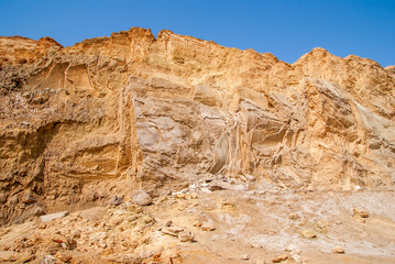 Fototapeta premium Negev desert landscape near the Dead Sea. Israel