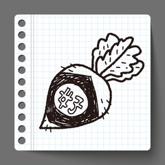 Chinese New Year; lucky white radish with Chinese words means 