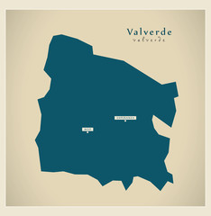 Modern Map - Valverde DO