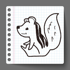 Squirrel doodle