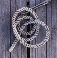 Obraz premium Cordage sur planche