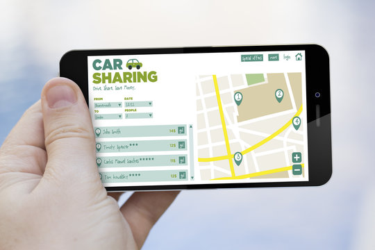 car sharing cell phone