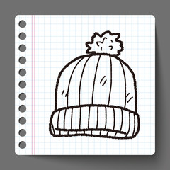 winter hat doodle