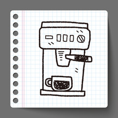 coffee machine doodle