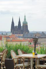 View of old town Prague