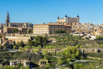 Fototapeta na wymiar Panoramic view of Toledo (Spain)