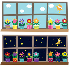 Floral Day and Night