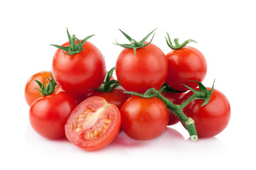 tomato isolated on the white background