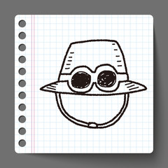 hat doodle