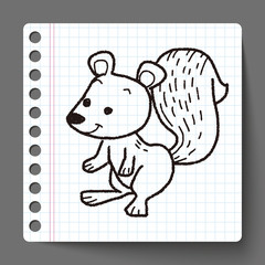 squirrel doodle