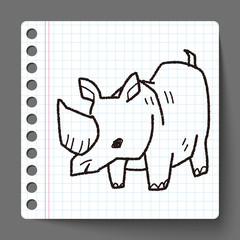 rhino doodle