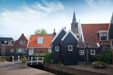 old fishing village of Marken in the Netherlands. Close to Amste