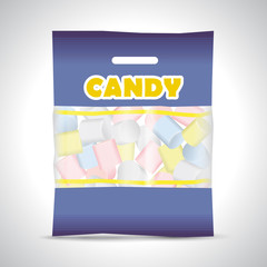 candy marshmallow bag
