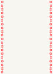 vector illustration blank banner with geometric decoration