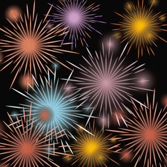 Obraz premium firework design
