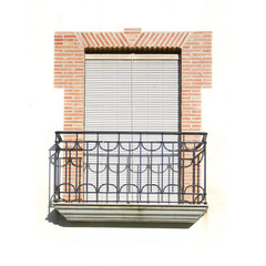 Window balcony shutters