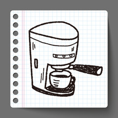 coffee maker doodle