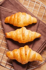 French croissants are served daily for breakfast.