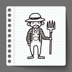 farmer doodle