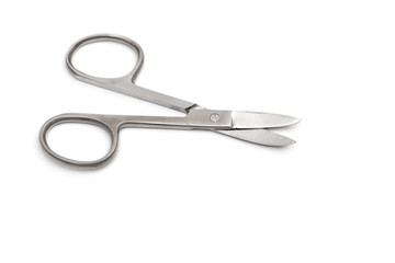 Fototapeta premium scissors on the white background