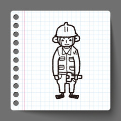 worker doodle