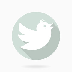 Flying Bird  Flat Icon