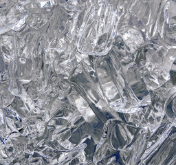 Icy Abstract ,Cool Glassy-Ice Abstract Background